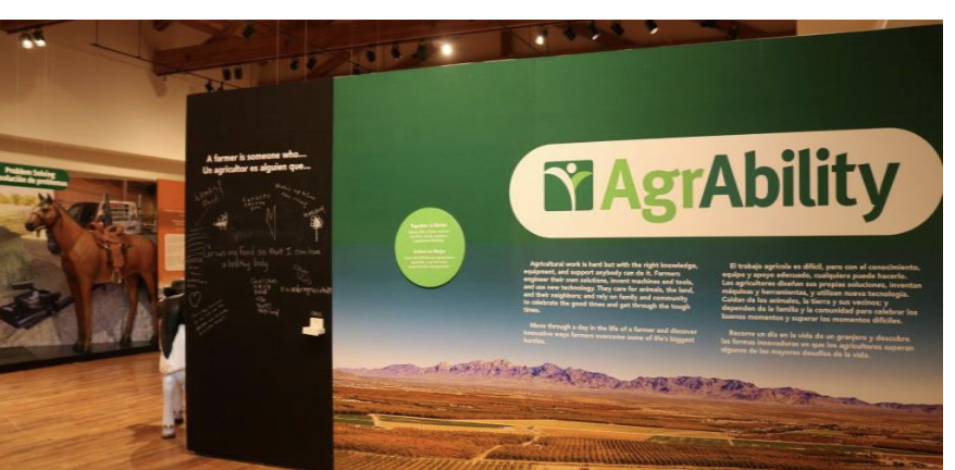 Agrability display at museum