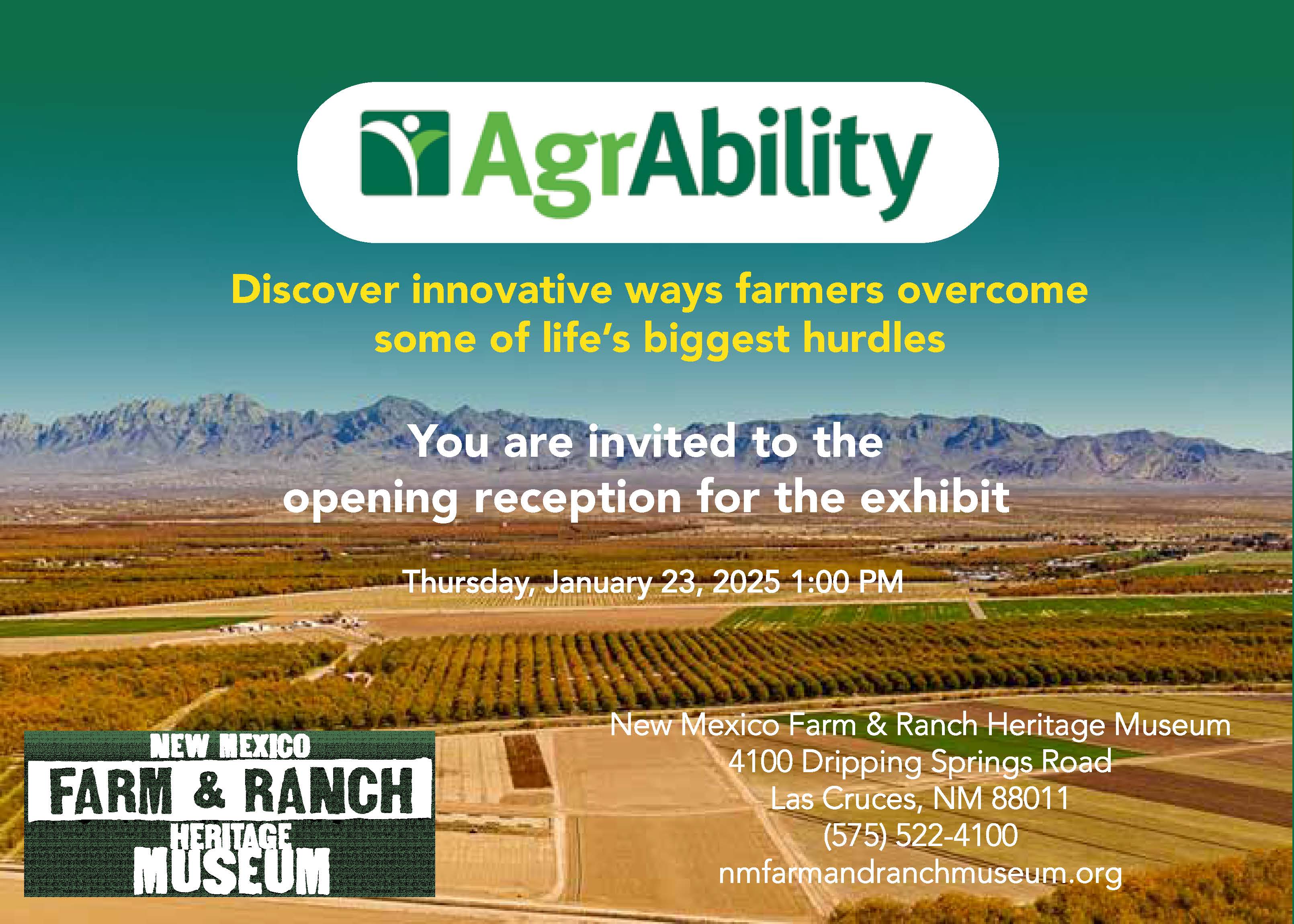 AgrAbility Exhibit Graphic